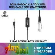 BOYA BY-BCA6 (XLR to 3.5mm TRRS Plug Microphone Cable for Smartphone)