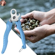 EEM Snail Scissors Non-slip Stainless Steel Professional Snail Escargot Clippers Snail Shelle Escarg