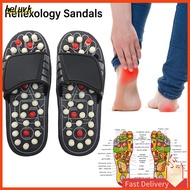 HELUVK Home Stress Relief Massage Shoes Boost Circulation Foot Massager Slippers Reflexology Sandals Acupressure