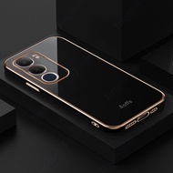 Jingsanc Ốp mạ cho Vivo y19s/Vivo y19s Pro Vỏ điện thoại Ốp Ốp điện thoại cách điện hai mặt nhựa TPU