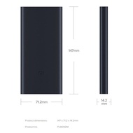 EL แบตสำรอง PowerBank Xiaomi Power Bank 2i 10000 mAh Dual USB Output PLM09ZM พาวเวอร์เเบงค์ แบตเตอรี่สำรอง Power Bank  Powerbank พาวเวอร์แบงค์