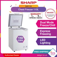 [FREE SHIPPING] Sharp Chest Freezer Dual Mode 110L [ SJC118 ]