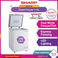 Sharp Chest Freezer Dual Mode 110L SJC118
