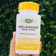 ซีลีเนียม 100 แคปซูล Selenium 200 mcg (Natures Way®)