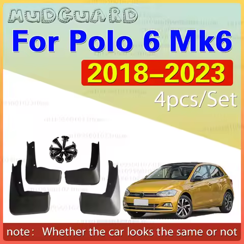 For Volkswagen VW Polo 6 Mk6 AW BZ 2018 2019 2020 2021 2022 2023 Mud Flaps Splash Mudguards Fender G