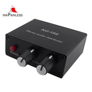 1 Piece Audio Distributor Stereo Audio Mixer Multi-Channel  Splitter for Power Amplifier Active Audio