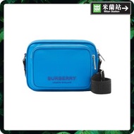 Burberry Econyl Nylon Logo Print Paddy Crossbody Bag for Men in Bright Cerulean Blue