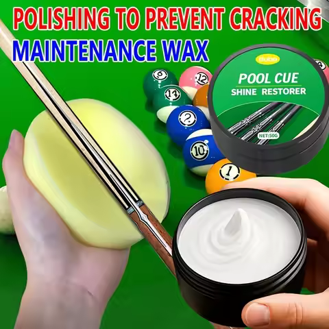Multi-Cue Wood Shaft Wax: Repairs & Protects Pool, Snooker & 9-Ball Cue Accessories