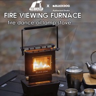 Blackdog Fire Viewing Furnace Fire Dance View Kerosene Oil Lamp Stove Camping Frying Grill Pan Light