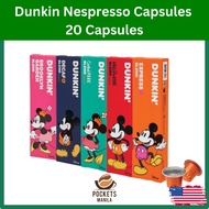 Dunkin Nespresso Capsules (20 pods and Trial Pack)