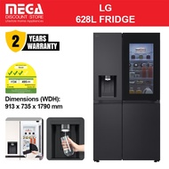 LG GS-X6104EV / GS-X6104BE 628L INSTAVIEW FRIDGE | Non-plumbing Water Dispenser | Free $100 Grocery 
