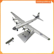 [WishshopeehhhMY] B-29 Model with Little Payload Alloy B-29 Model with Stand Decorative for Desk