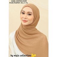 SHAWL CRUSH CHIFFON MICRO PLEATED HIGH QUALITY GUARANTEED