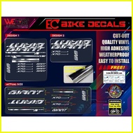 【hot sale】 GIANT XTC ADVANCED BIKE FRAME DECALS