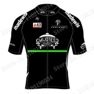 2026 SALE 2025 Style AVC AIX-EN-PROVENCE Team Cycling Jersey Set Short Sleeve Black Clothing Promoti