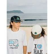 MarsWave 4 Panel Cap Retro Color Matching Wheat Ear Fruit Embroidery Curved Brim Mesh Four-Piece Cap