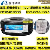 【五星好評】愛譜華頓ZR-RVVP2*1屏蔽2芯3芯4芯6芯0.5/0.75/1.0/1.5國標電源線