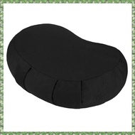 (BGSJ) Buckwheat Meditation Cushion Yoga Bolster Meditation Cushion Yoga Bolster Floor Pouf Zippered