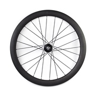 ops carbon rear wheel 50mm clincher 3K matte 24H novatec aero spokes fixie fixed gear track bike