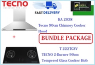 TECNO HOOD AND HOB BUNDLE PACKAGE FOR ( KA2038 &amp; T 222TGSV ) / FREE EXPRESS DELIVERY