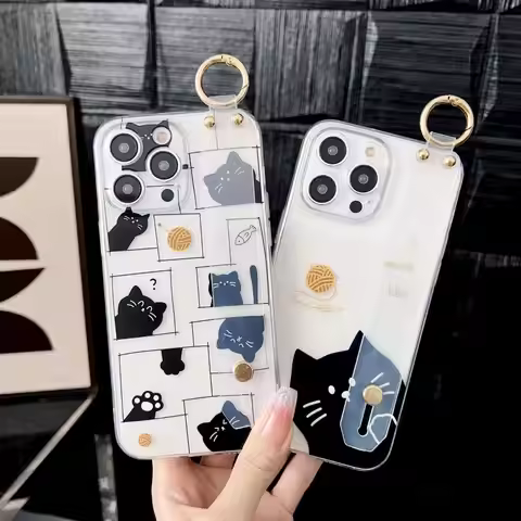 Cat For Huawei Honor 20 X20 X20SE 30 30i V20 30 X40 8x 9x X8 9x X9A 10 X10 V40 Play3 4 Pro Case Wris