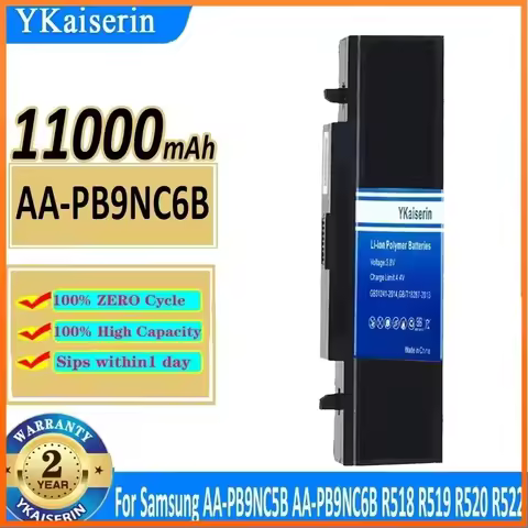 Laptop Battery for SamSung AA-PB9NC6B AA-PB9NS6B AA-PB9NC6W AA-PL9NC6W R428 R429 R468 NP300 NP350 RV