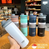TYESO Thermal Tumbler Flask Water Bottle Vacuum Insulated Bottle Stainless Steel Coffee Cup 530ml 75