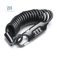 Combination Cable Lock 3-Digit Combination Cable Lock  Accessory (Black) 1 Piece