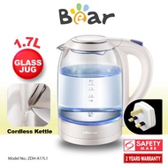 Bear Electric Kettle 1.7L Glass kettle (ZDH-A17L1)
