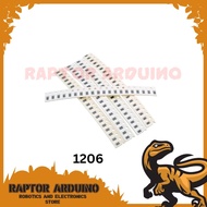 Resistor smd 1206 0R 0 Ohm tolerance 1% tolerance 1%