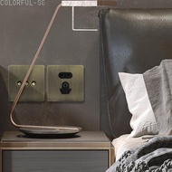 86x86mm Matte Stainless Steel Wall Switch Panel for Modern and Vintage Interiors