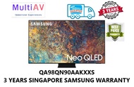 SAMSUNG NEO QLED QA98QN90AAKXXS * 98INCH NEO QLED 4K MINI LED SMART TV * 2023 NEW MODEL * SOLAR REMOTE * QA98QN90A * 98QN90A * 3 YEARS SINGAPORE SAMSUNG WARRANTY * NEW SET * SEALED SET