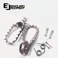 Universal Trail Footstep Motorcycle Footrest CRF150 KLX150 WR155 Enduro