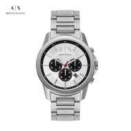 Armani Exchange Men Analog Watch ( AX1742 ) - Quartz, Silver Case, Round Dial, 22 MM Silver Stainles