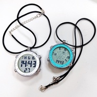 Electronic digital key chain watch waterproof necklace watch luminous outdoor sports backpack chest watch nurse pocket watch