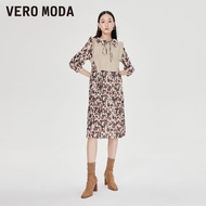 Vero Moda Sweet Floral Print Midi Skirt Autumn Winter High Waist Straight A-Line Womens Dress Versat