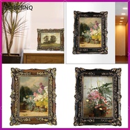 [izmbprnq] Picture Frame 5x7 Vintage Style Embossed Display Frame for Bedroom Wedding