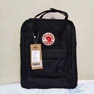 20L Fjallraven Kanken classic backpack school bag travel backpack women (Black)