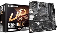 GIGABYTE B550M K (AM4/ AMD/ B550/ Micro-ATX/Dual M.2/ SATA 6Gb/s/USB 3.2 Gen 1/ Realtek GbE LAN/PCIe