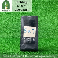 Polibeg 5" x 7" 200 Gram Media Tanaman Ready Stock