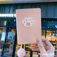 Starbucks Pink Romantic Cherry Blossom Cute Cat Cat Claw Collection Commemorative Card Holder/Card B