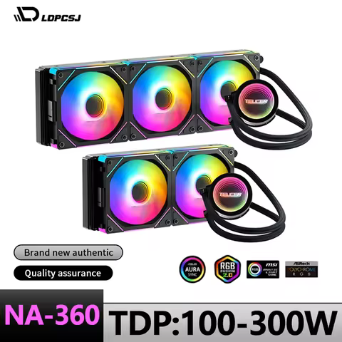 LDPCSJ NA-360 PC Water Cooling Radiator X99 Motherboard CPU Liquid Cooling Cooler for Intel LGA 2011
