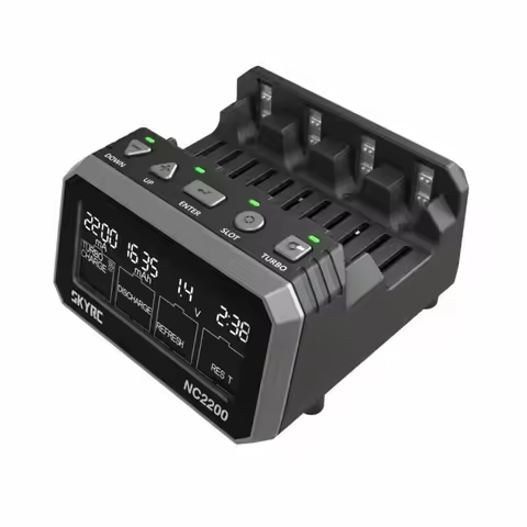 SKYRC NC2200 12V/2.0A 4 Slots AA AAA Battery Charger & Analyzer NiMH/NiCD Batteries Charger Discharg