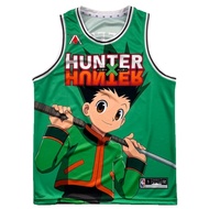 HIJAU Freecss Hunter x Hunter HXH 405 Green Anime Otaku Basketball Jersey Tshirt