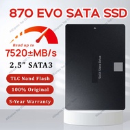 Original 870 EVO 2.5" SSD SATA3 1tb 2tb 4tb 8tb Ssd Hard Disk SATAIII 512gb Internal Sol. State Drive For PC Laptop