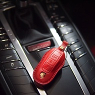 保時捷汽車鑰匙皮套 Porsche Macan Cayenne Cayman 911 918 718
