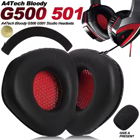 Replacement for A4Tech Bloody G500 G501 Ear Cushion Repair Parts Accessories Earmuffs Ear pads Headp