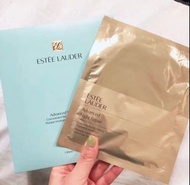 ❣️現貨❣️ Estee Lauder雅詩蘭黛鋼鐵俠面膜/8片妝👇👇👇👇 一片有著雅詩蘭黛半瓶小棕瓶精華的面膜🌟超大片，精華很多，敷後臉上會微微發熱，這是鋁膜超導面膜熱導技術！敷完皮膚又發光又軟嫩😍這