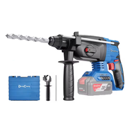 Dongcheng สว่านผลกระทบของค้อนไฟฟ้า20V DCZC22แบตเตอรี่ลิเธียมชาร์จได้มอเตอร์ไร้แปรงถ่านสำหรับการรื้อถ