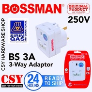 Bossman 3Way Adaptor / Plug Adapter